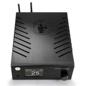   Gold Note DS-10 DA konverter, streamer, előerősítő, fejhallgató erősítő fekete